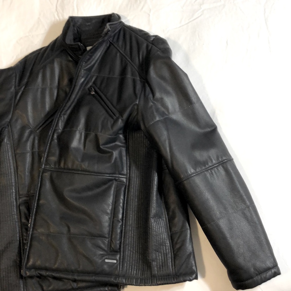 Calvin Klein Leather Jacket - Picture 3 of 15